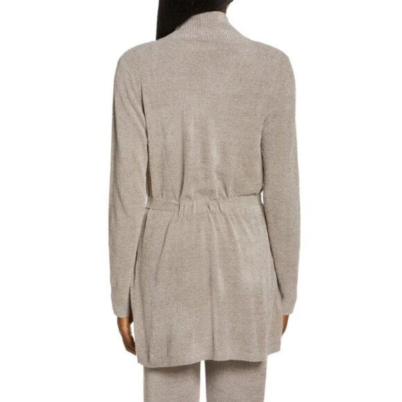 💕BAREFOOT DREAMS💕 CozyChic Drape Rib Cardigan Ultra Lite Beach Rock XL - Picture 5 of 15